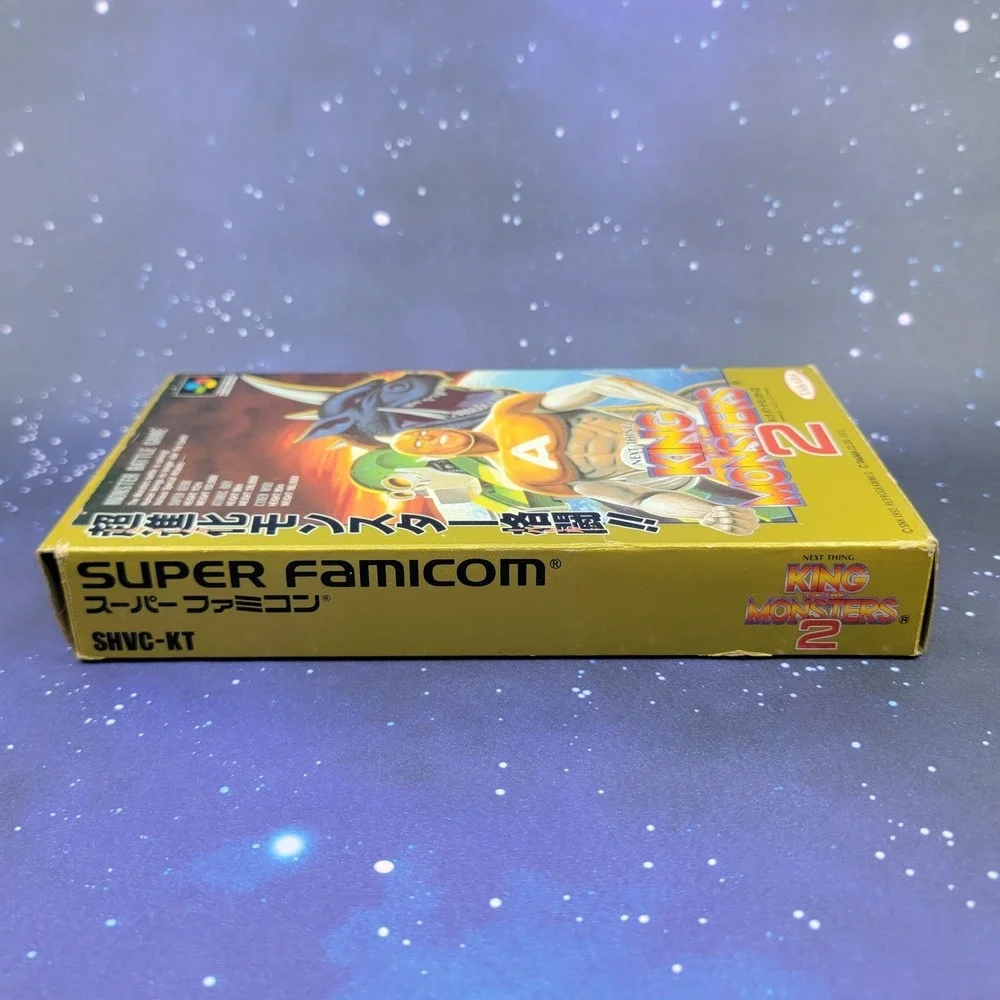 King of Monsters 2 (Nintendo Super Famicom) Video Game w/ Box & Manual 1569